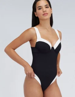 Rivoli Textured Wired Swimsuit (B-G)