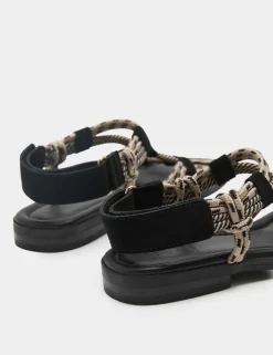 Rope Detail Strappy Gladiator Sandals