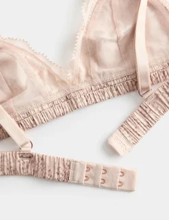 Rosalie Silk & Lace Non Wired Bralette (A-E)