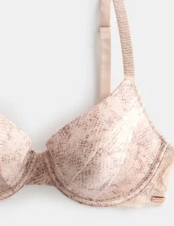 Rosalie Silk & Lace Wired Full Cup Bra (A-E)