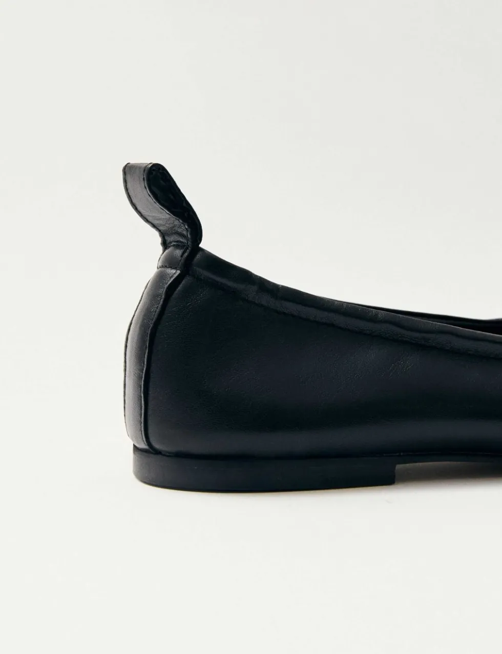 Rosalind Leather Tie Detail Ballet Pumps