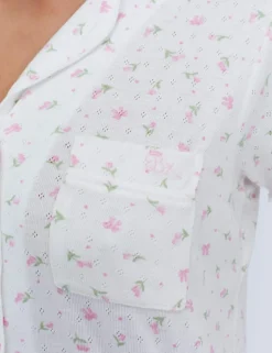 Rosebud Pointelle Shortie Set