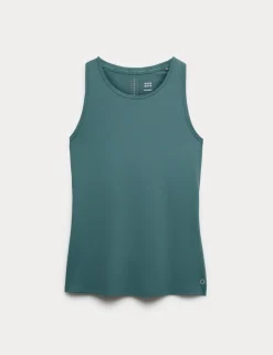 Round Neck Laser Cut Vest Top
