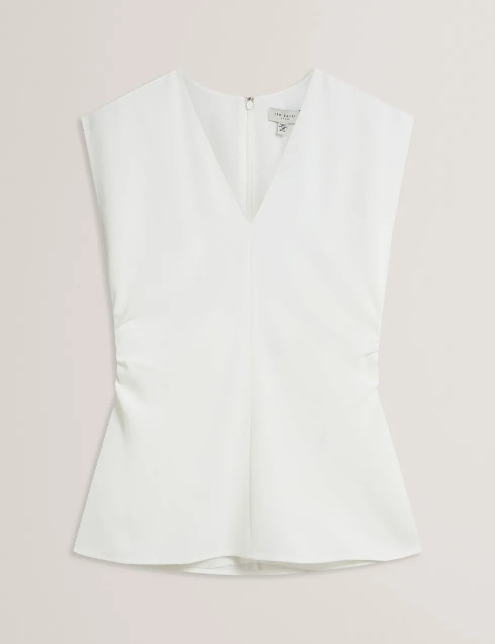 Ruched V-Neck Top