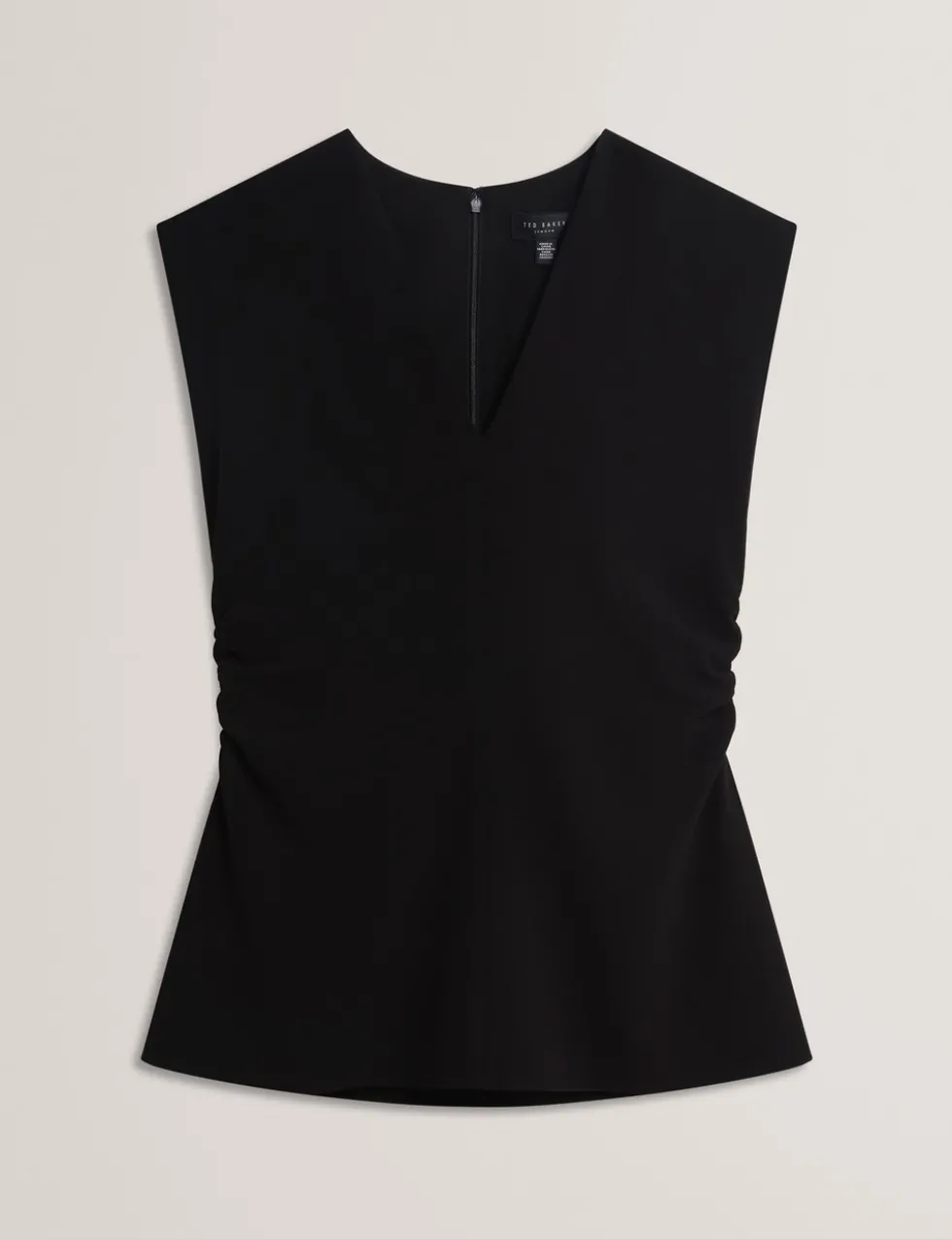 Ruched V-Neck Top