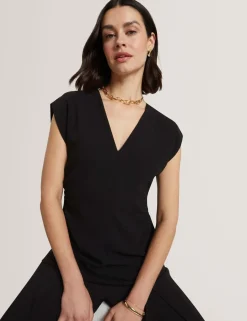 Ruched V-Neck Top