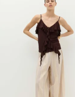Ruffle Floaty Cami Top