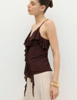 Ruffle Floaty Cami Top