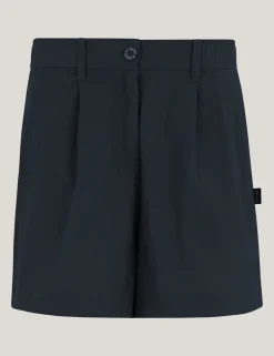 Sabelle Lyocell Blend Pleat Front Shorts