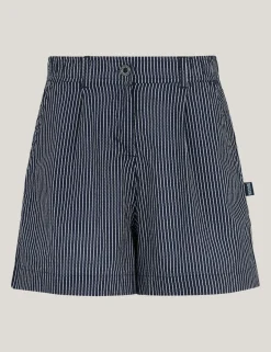 Sabelle Lyocell Blend Striped Shorts