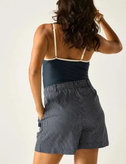 Sabelle Lyocell Blend Striped Shorts