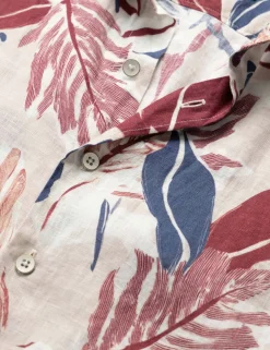 Saltwater Creek Slim Fit Pure Linen Shirt