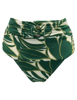 Samoa Printed High Waisted Bikini Bottoms