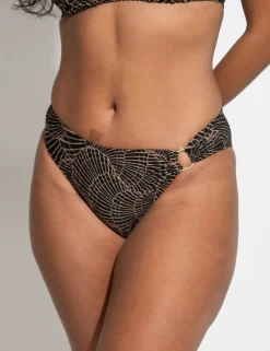 Samoa Printed Ring Detail Bikini Bottoms
