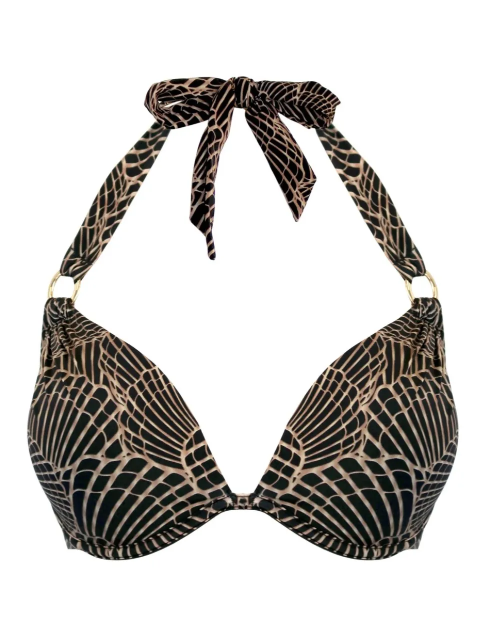 Samoa Printed Wired Padded Bikini Top (B-F)