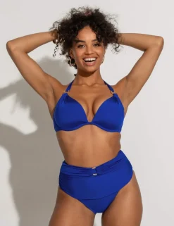 Samoa Printed Wired Padded Bikini Top (B-F)
