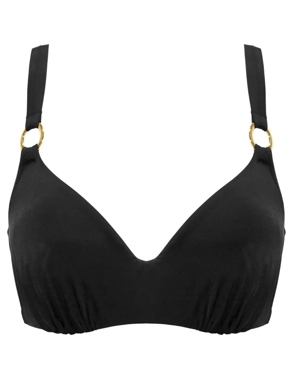 Samoa Printed Wired Plunge Bikini Top (C-G)