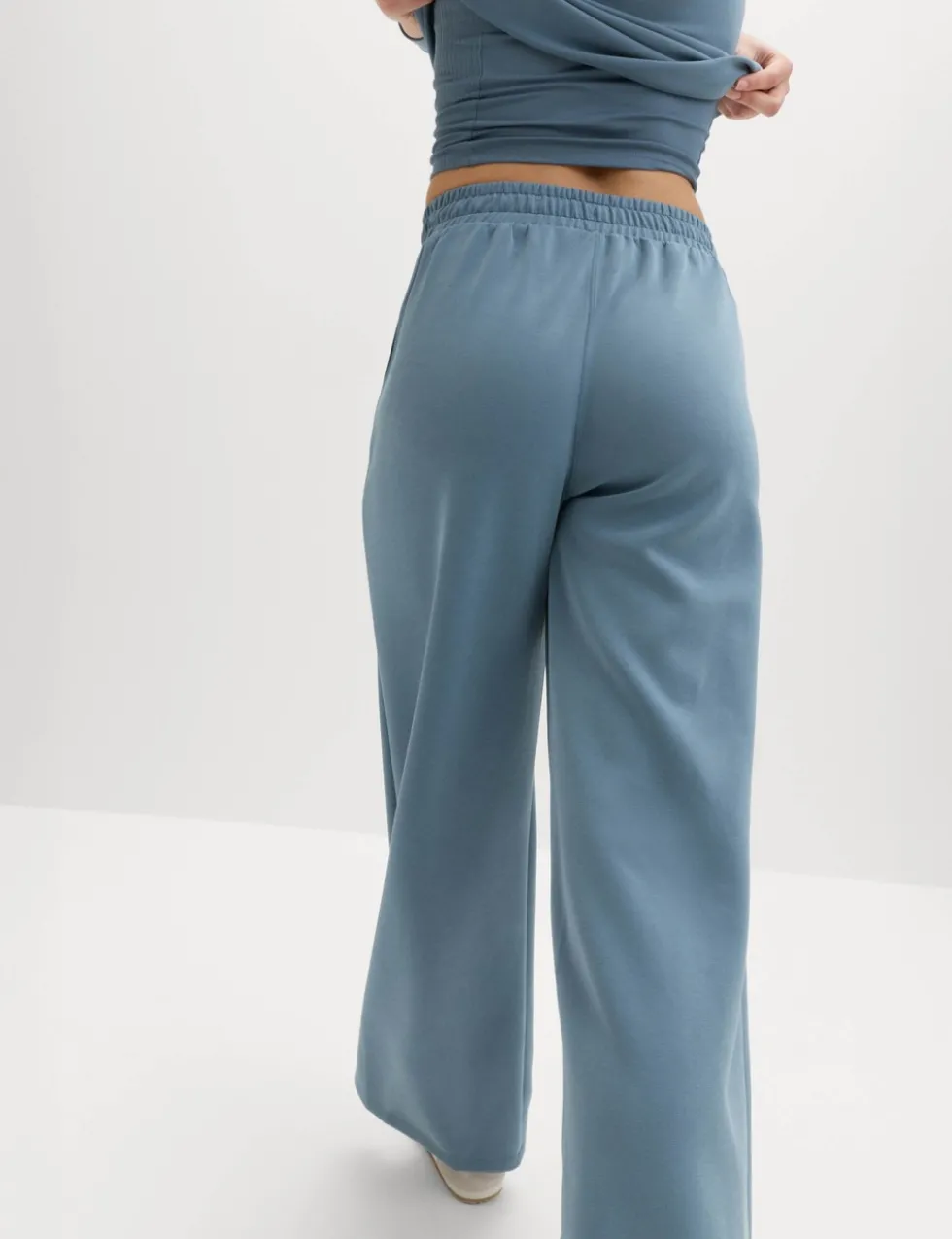Sand Wash High Waisted Wide Leg Joggers