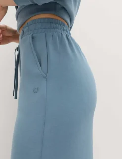 Sand Wash High Waisted Wide Leg Joggers