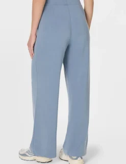 Sand Wash Modal Blend Wide Leg Trousers
