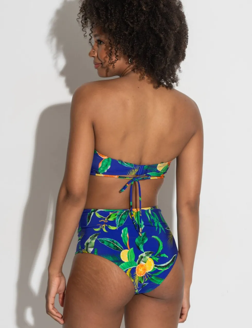 Santa Cruz Printed Wired Bandeau Bikini Top B-F