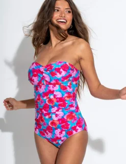 Santa Monica Strapless Tummy Control Swimsuit
