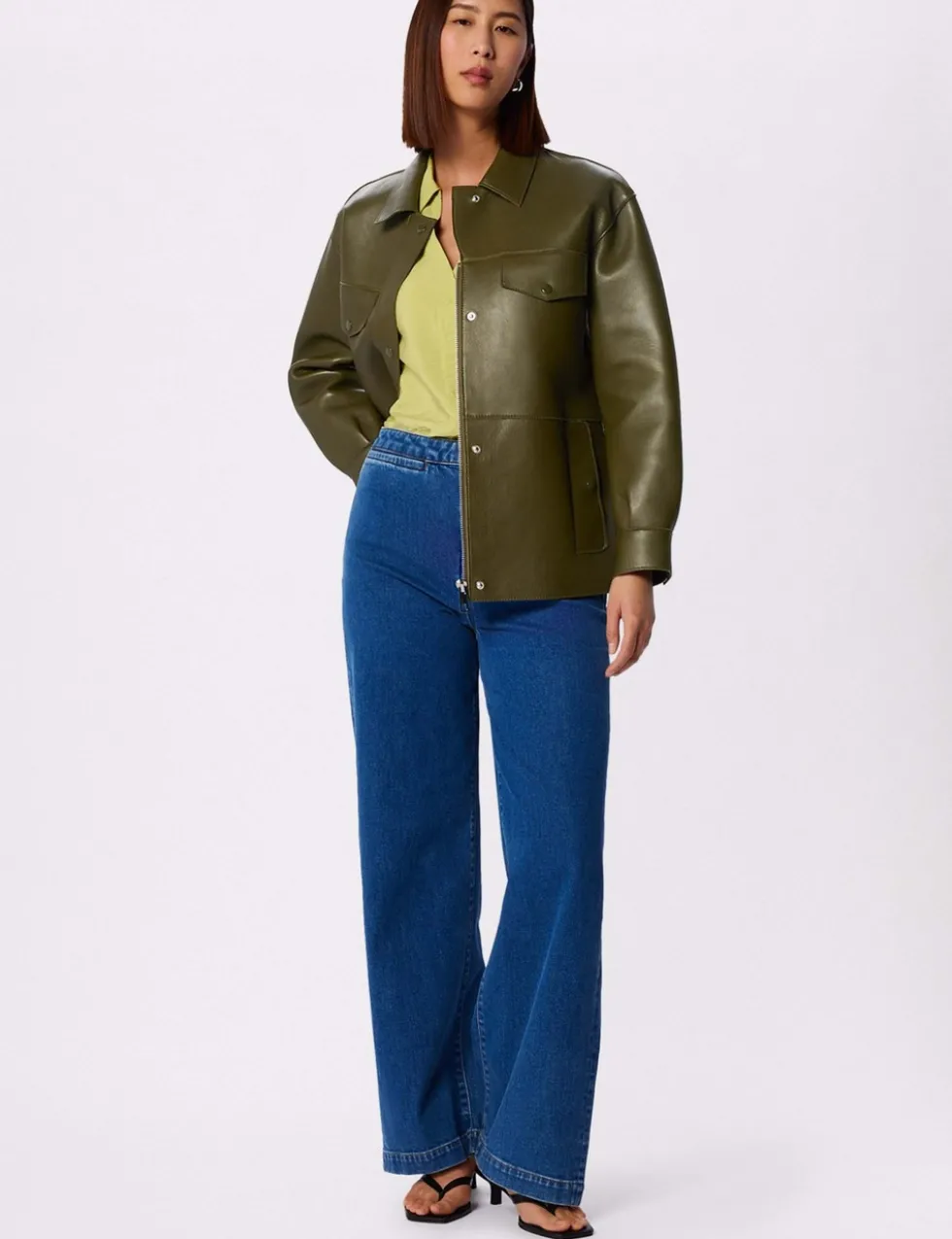 Sasha Collared V-Neck Shirt