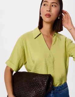 Sasha Collared V-Neck Shirt