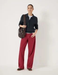 Saskia Mid Rise Barrel Jeans