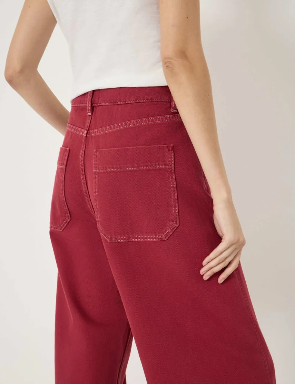 Saskia Mid Rise Barrel Jeans