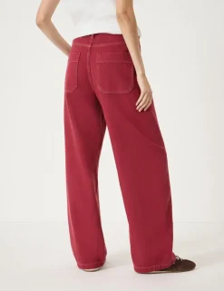Saskia Mid Rise Barrel Jeans