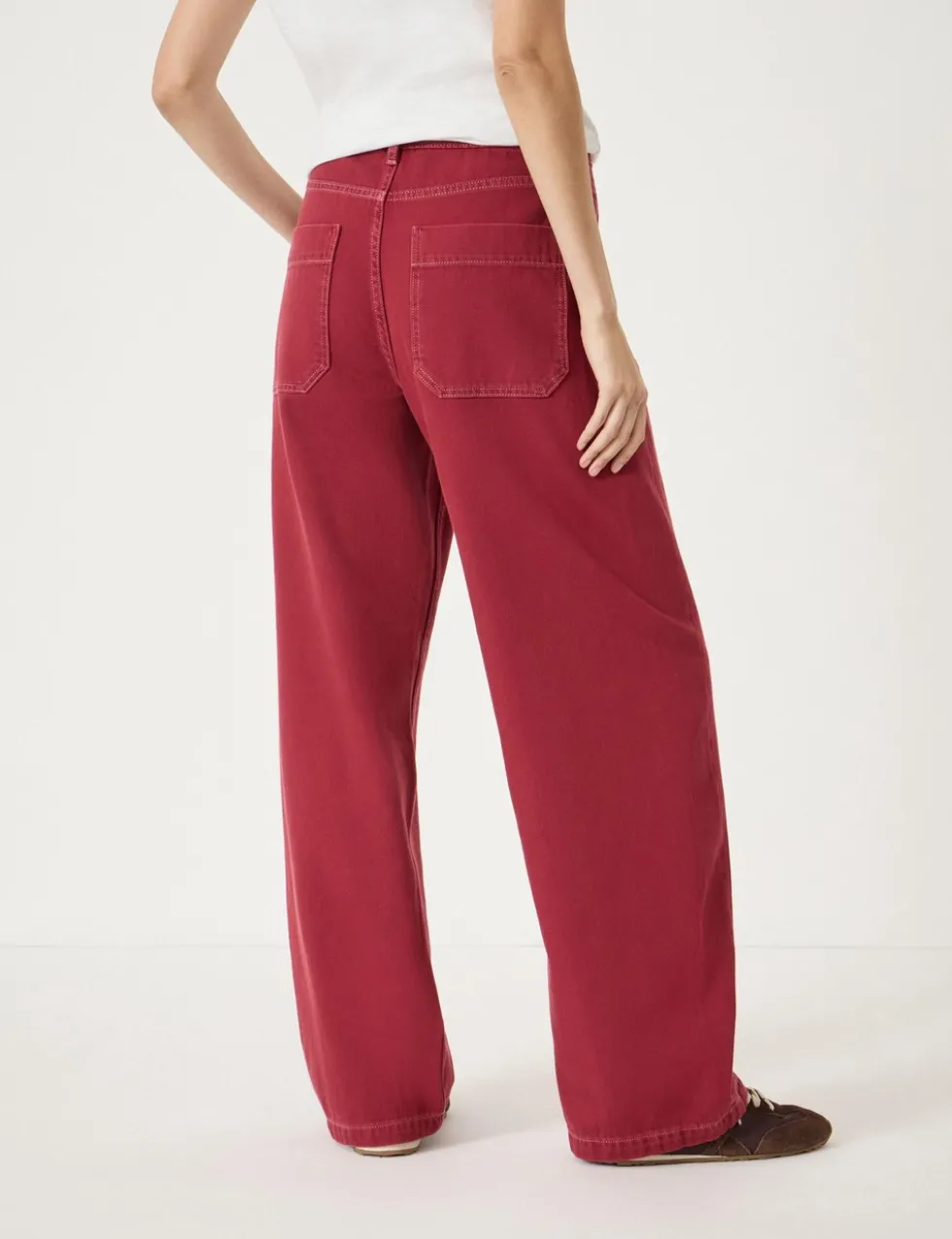 Saskia Mid Rise Barrel Jeans