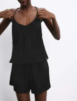 Satin Cami Shortie Pyjama Set