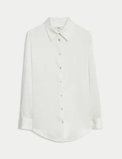 Satin Collared Shirt