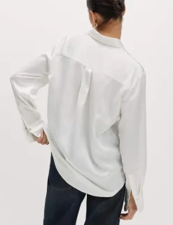 Satin Collared Shirt