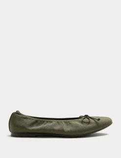 Satin Flat Ballet Pumps