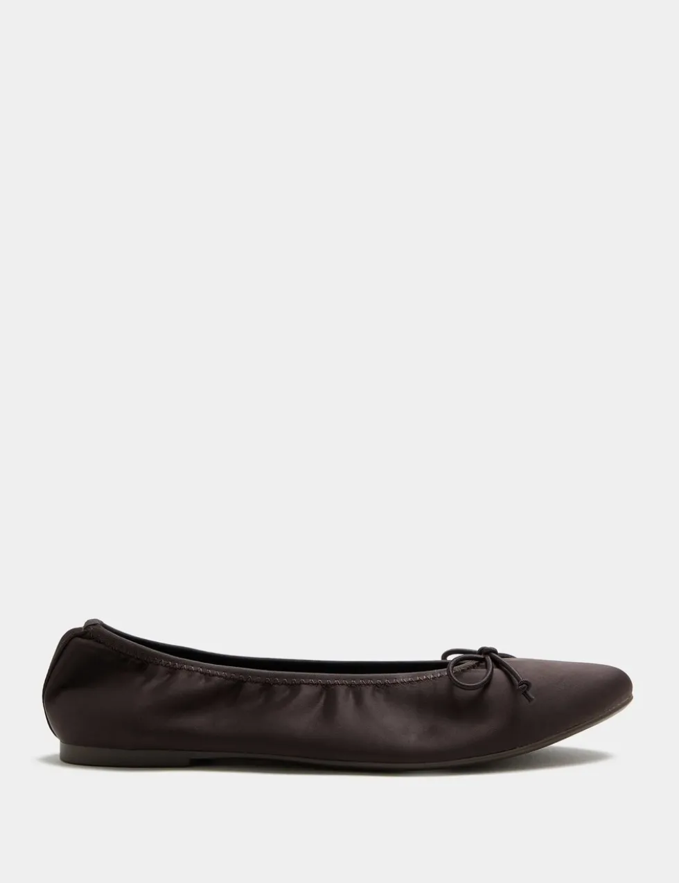 Satin Flat Ballet Pumps