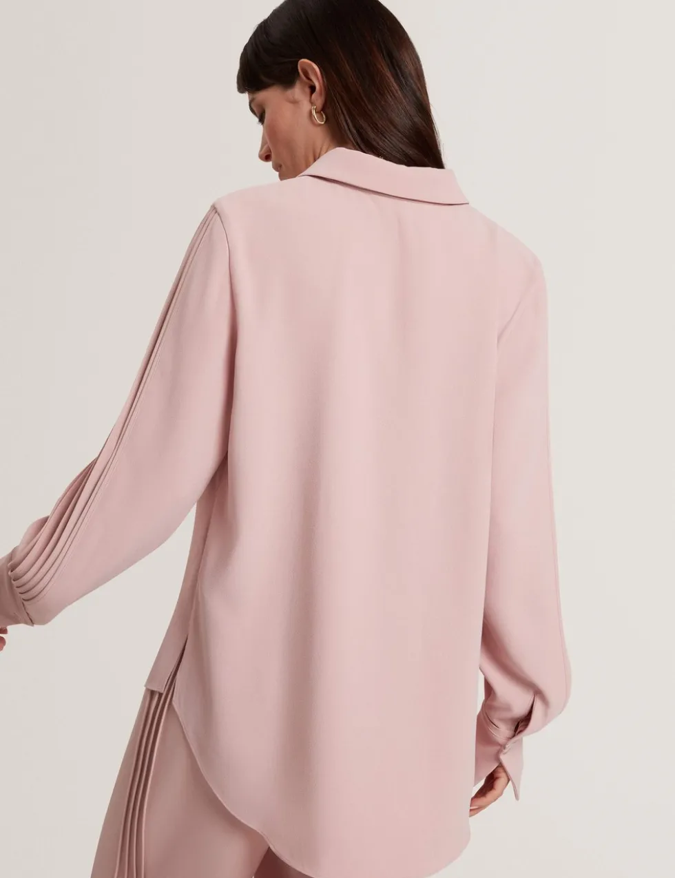 Satin Piping Detail Shirt