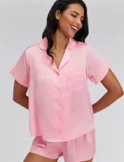 Satin Polka Dot Short Pyjama Set