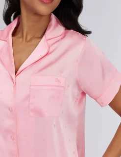 Satin Polka Dot Short Pyjama Set
