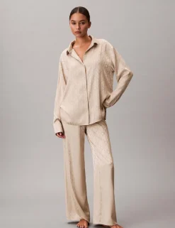 Satin Printed Pyjama Set