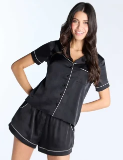 Satin Shortie Set