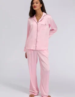 Satin Wide Leg Pyjama Bottoms