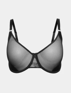 Savannah Lace Non Pad Wired Demi Bra F+