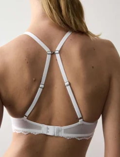 Savannah Lace Non Wired Plunge Bra (A-E)