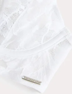 Savannah Lace Wired Longline Balcony Bra (A-E)