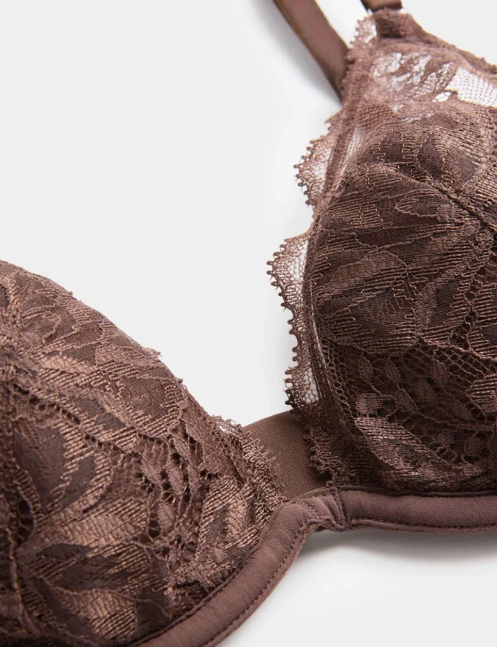 Savannah Lace Wired Plunge Bra (A-E)