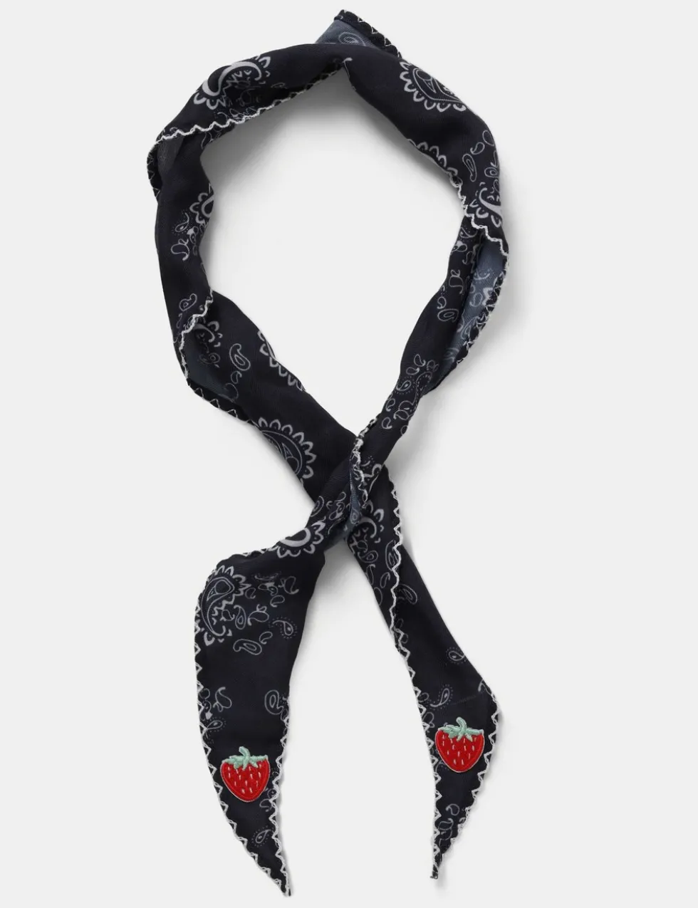 Scallop edge Paisley Scarf