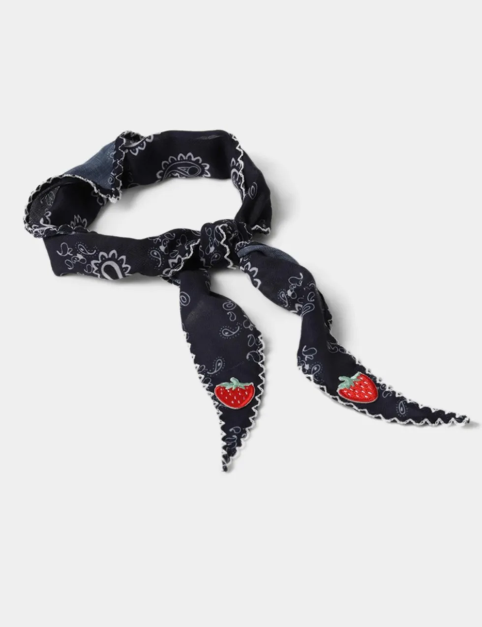Scallop edge Paisley Scarf