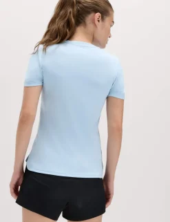 Scoop Neck Fitted T-Shirt